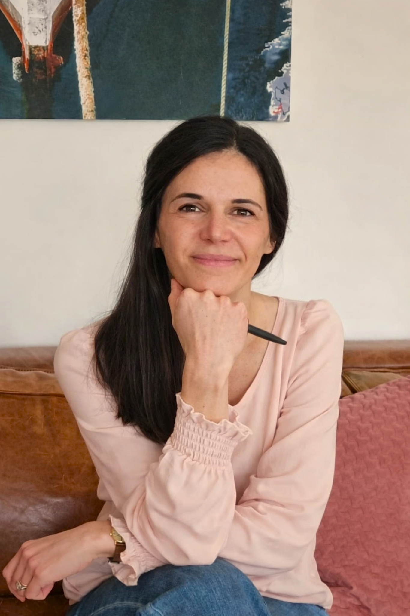 Portrait de Cécile Sentis, biographe à Rambouillet